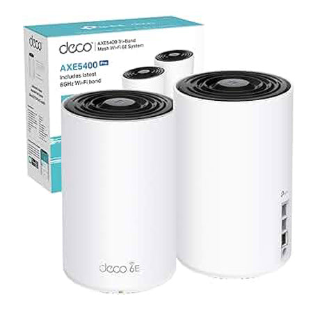 TP-LINK DECO XE75 PRO 2-PACK AXE5400 WIFI 6E MESH ROUTER