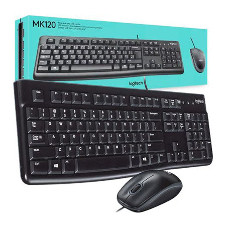 LOGITECH MK120 KEYBOARD & MOUSE COMBO