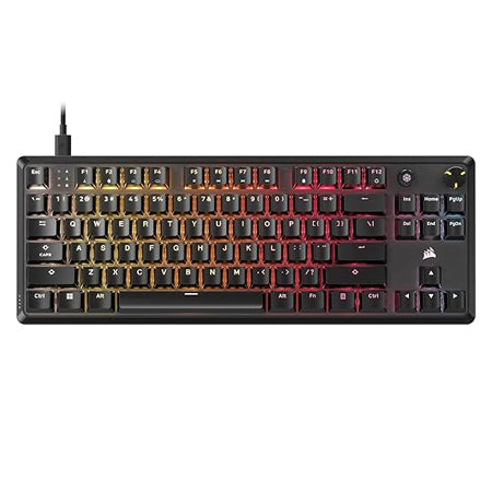 CORSAIR K70 CORE TKL RGB Mechanical Gaming Keyboard - CORSAIR MLX Red v2 Linear Switches