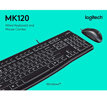 LOGITECH MK120 KEYBOARD & MOUSE COMBO