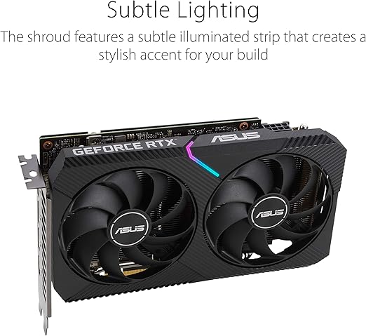 ASUS DUAL RTX3050 O6G TWIN FAN OC GDDR6 GPU