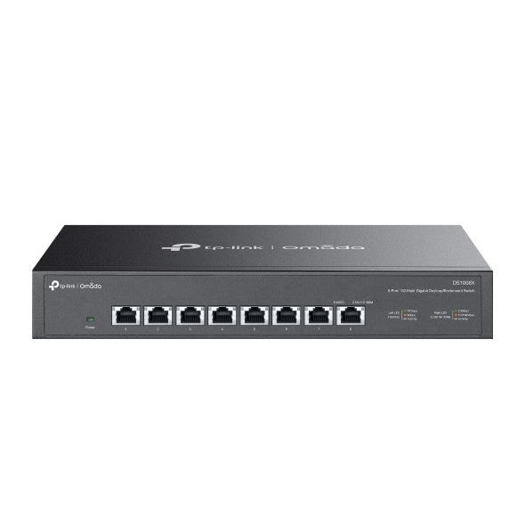TP-Link Omada DS1008X 8-PORT 10G MULTI-GIGABIT UNMANAGED SWITCH