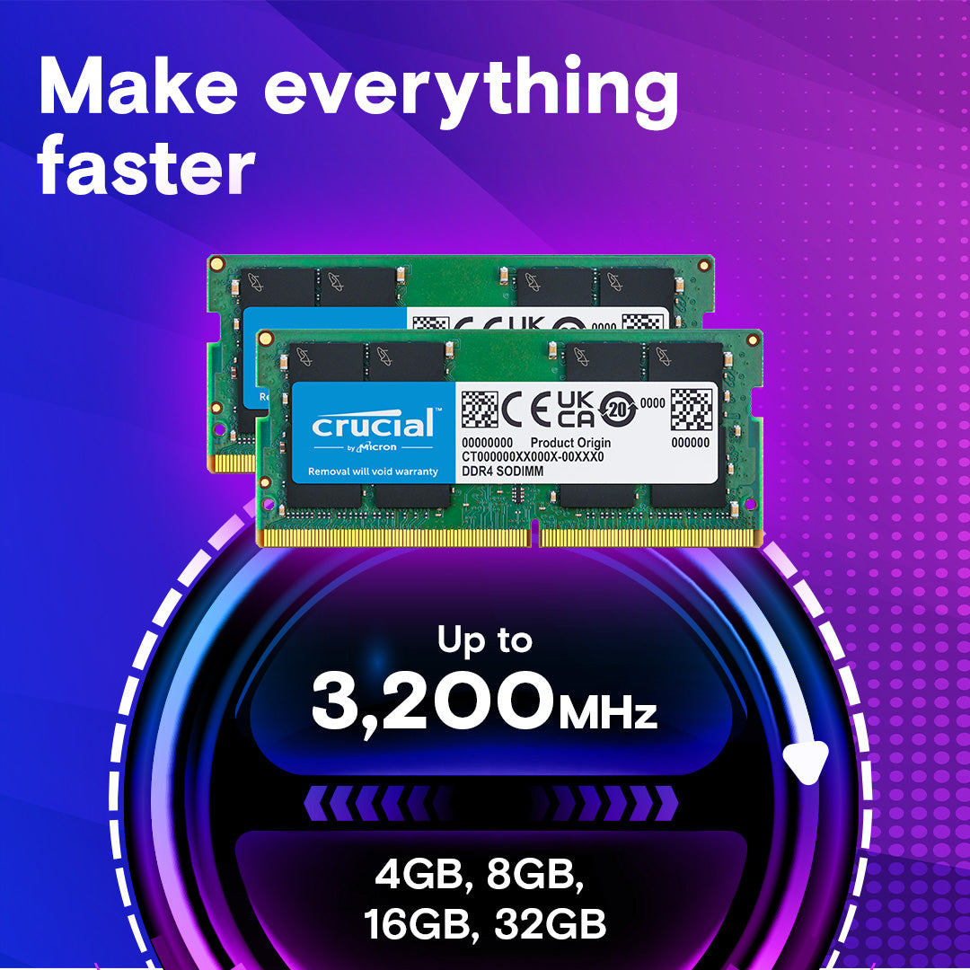 Crucial 32GB DDR4-3200 UDIMM