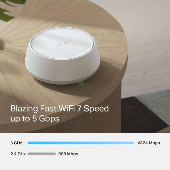 TP-LINK Deco BE25 BE5000 Whole Home Mesh WiFi 7 System - 3 Pack