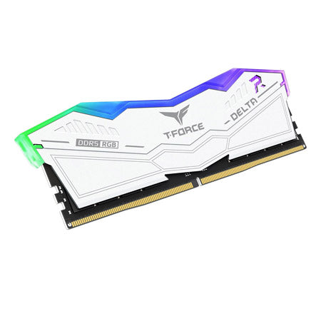 TEAM T-FORCE DELTA RGB WHITE DDR5 6000MHz 32GB(16GBx2) CL30 KIT(LIMITED LT)