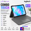 Logitech Combo Touch iPad Air 11-inch/10.9-inch Keyboard Case with Trackpad, Backlit Keys, Smart Connector, iPad Air 4th & 5th Gen 920-012627
