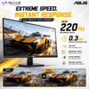 ASUS TUF Gaming VG27AQ5F 27-Inch QHD Fast IPS Gaming Monitor, 220Hz, 0.3ms, HDR10, FreeSync Premium, G-SYNC Compatible, ELMB Sync