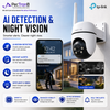 TP-Link Tapo C501GW 4G LTE Outdoor Pan Tilt Security Camera | 1080p Full HD | AI Person & Vehicle Detection | Full-Color Night Vision | IP66 Weatherproof | Two-Way Audio | microSD up to 512GB