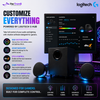 Logitech G560 LIGHTSYNC RGB PC Gaming Speaker 2.1 Channel 240W Peak Power DTS:X Ultra Surround Sound Bluetooth USB Gaming Audio System