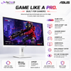 ASUS ROG Strix XG27ACSR-W 27-Inch QHD Fast IPS Gaming Monitor, 180Hz, 1ms GTG, DisplayHDR 400, USB-C, G-SYNC Compatible, FreeSync Premium, White