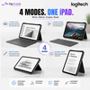 Logitech Combo Touch iPad Air 11-inch/10.9-inch Keyboard Case with Trackpad, Backlit Keys, Smart Connector, iPad Air 4th & 5th Gen 920-012627