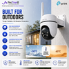 TP-Link Tapo C501GW 4G LTE Outdoor Pan Tilt Security Camera | 1080p Full HD | AI Person & Vehicle Detection | Full-Color Night Vision | IP66 Weatherproof | Two-Way Audio | microSD up to 512GB