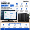 Synology DiskStation DS925+ 4-Bay NAS Storage Server, AMD Ryzen Processor, 2.5GbE Network, DDR4 ECC Memory, SSD Cache, RAID Backup