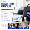 ASUS ZenScreen Duo MB14FCD Dual 14-Inch WUXGA IPS Portable Monitor, 360° Foldable, USB-C Power Pass-Through, Mini HDMI, Auto Rotation