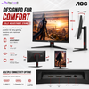 AOC Q27G4S 27 Inch QHD Fast IPS Gaming Monitor 320Hz 0.3ms MPRT HDR400 Adaptive-Sync Height Adjustable HDMI 2.1 DisplayPort 1.4