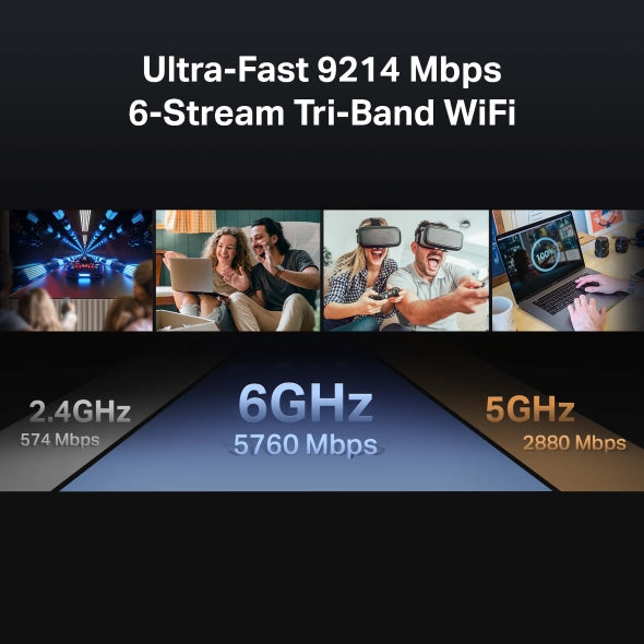 TP-LINK BE550 BE9300 TRI-BAND WI-FI 7 GAMING ROUTER