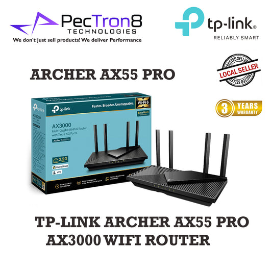 TP-LINK ARCHER AX55 PRO AX3000 WIFI ROUTER