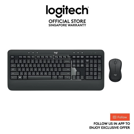 LOGITECH MK540 ADVANCED WIRELESS KEYBOARD,MOUSE