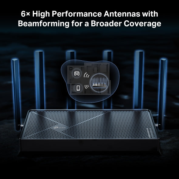 TP-LINK ARCHER BE400 DUAL BAND WIFI ROUTER