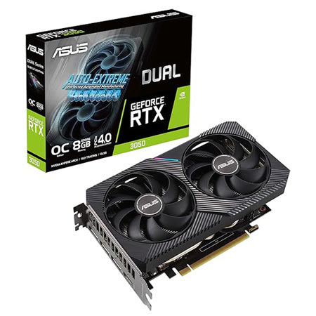 ASUS DUAL RTX3050 O6G TWIN FAN OC GDDR6 GPU