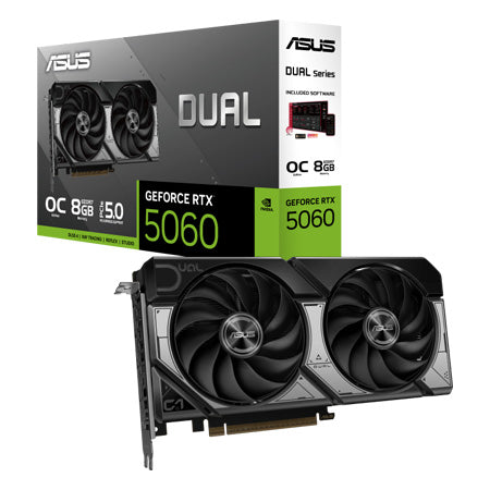ASUS DUAL RTX5060 O8G TWIN FAN OC GDDR7 GPU