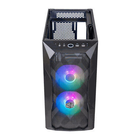 CM MASTERBOX TD300 MESH ARGB m-ATX CASE-BLACK - WHITE