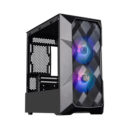 CM MASTERBOX TD300 MESH ARGB m-ATX CASE-BLACK - WHITE