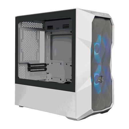 CM MASTERBOX TD300 MESH ARGB m-ATX CASE-BLACK - WHITE