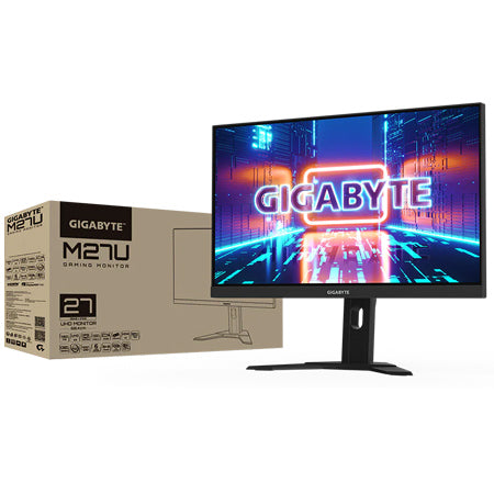 GIGABYTE 27"M27U-EK 4K UHD160Hz  1MS 10BIT IPS KVM GAMING MONITOR(3YRS)