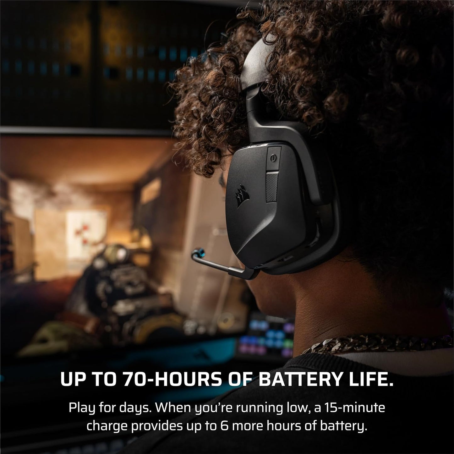 Corsair VOID Wireless V2, Carbon , White