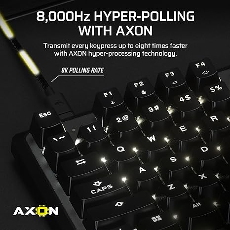 CORSAIR K70 PRO TKL Hall Effect Programmable Keyboard with Rapid Trigger- White