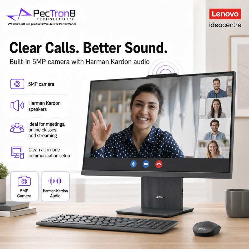 Lenovo IdeaCentre 27" AIO F0JW002BST | Intel Core Ultra 7 | 16GB RAM | 1TB SSD | Windows 11 Home | Keyboard & Mouse Included