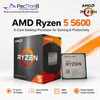 AMD Ryzen 5 5600 Processor with Wraith Stealth Cooler AM4 6 Core 12 Thread 4.4GHz 35MB Cache