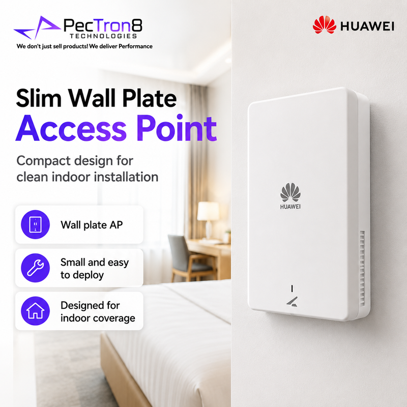 Huawei AP265E Wi-Fi 6 AX3000 Dual-Band Wall Plate Wireless Access Point