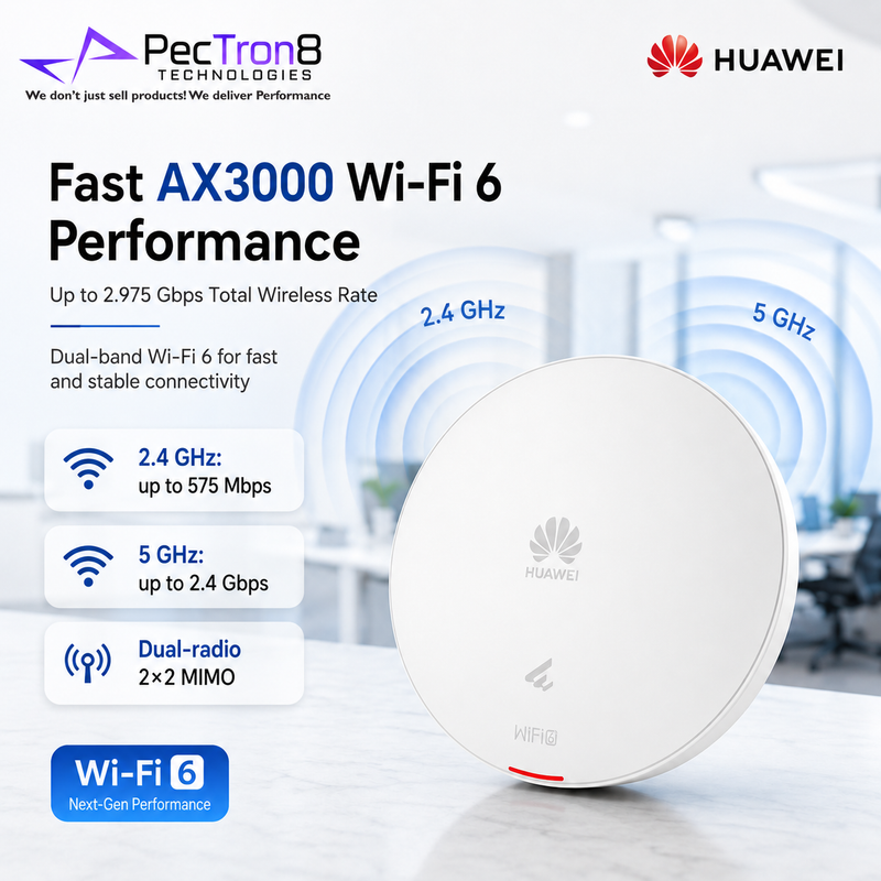 Huawei eKitEngine AP362 WiFi 6 AX3000 Wireless Access Point Dual Band PoE Gigabit Ceiling Wall Mount