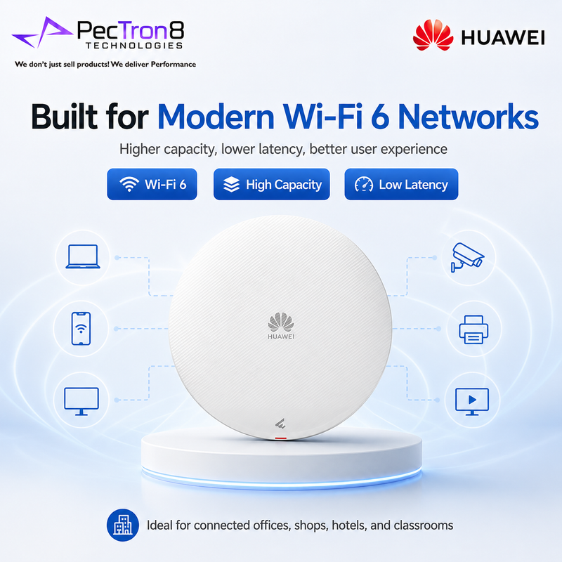 Huawei eKitEngine AP362E AX3000 WiFi 6 Dual-Band PoE Wireless Access Point