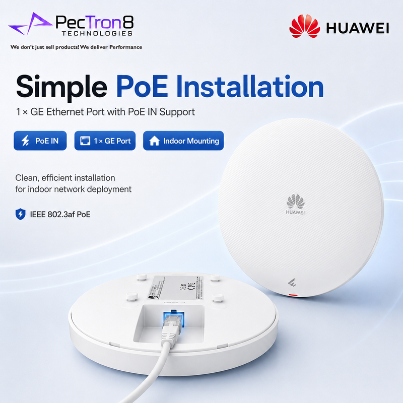 Huawei eKitEngine AP362E AX3000 WiFi 6 Dual-Band PoE Wireless Access Point