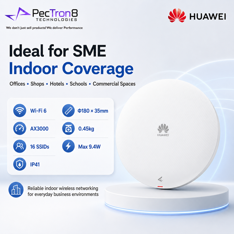 Huawei eKitEngine AP362E AX3000 WiFi 6 Dual-Band PoE Wireless Access Point