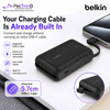 Belkin BoostCharge Power Bank 10K 10000mAh 20W Fast Charging Built-In USB-C Cable