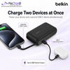 Belkin BoostCharge Power Bank 10K 10000mAh 20W Fast Charging Built-In USB-C Cable