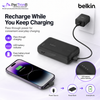 Belkin BoostCharge Power Bank 10K 10000mAh 20W Fast Charging Built-In USB-C Cable