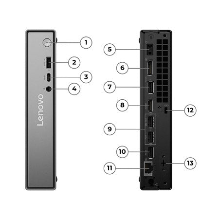 ThinkCentre Neo 50q Gen 5 - i5-210H , 8GB , 256GB ,  Intel Graphics  ,  Realtek Wi-Fi 7 , Windows 11 Pro