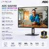 AOC Q32V5E 31.5" IPS QHD 100Hz Monitor | 1ms MPRT | HDR10 | Adaptive Sync | HDMI 2.0 ×2 | DP 1.4 | VESA