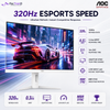 AOC Q27G4SL/WS 27" White Fast IPS QHD Gaming Monitor 320Hz 0.3ms | Adaptive Sync | HDR400 | HDMI 2.1 ×2 | DP 1.4 | PIP/PBP | HAS Pivot VESA