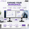AOC Q27P3CV 27" IPS QHD Professional Monitor 75Hz | USB-C 65W PD | HDMI ×2 | DP In/Out | RJ45 | USB Hub | HAS Pivot VESA