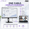 AOC Q27P3CV 27" IPS QHD Professional Monitor 75Hz | USB-C 65W PD | HDMI ×2 | DP In/Out | RJ45 | USB Hub | HAS Pivot VESA