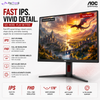 AOC 25G4S 24.5" Fast IPS Gaming Monitor FHD 310Hz OC | HDMI 2.0 ×2 | DisplayPort 1.4 | Adaptive Sync | HAS Pivot VESA