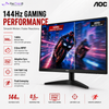 AOC 25B36X 24.5" IPS Gaming Monitor FHD 144Hz 0.5ms Adaptive Sync | HDMI 1.4 | DisplayPort 1.4 | Flicker-Free | Low Blue