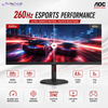 AOC 27G4ZR 27" Fast IPS Gaming Monitor FHD 260Hz OC 0.3ms | G-SYNC Compatible | HDMI 2.0 ×2 | DP 1.4 | HAS Pivot VESA