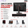 AOC 27G4ZR 27" Fast IPS Gaming Monitor FHD 260Hz OC 0.3ms | G-SYNC Compatible | HDMI 2.0 ×2 | DP 1.4 | HAS Pivot VESA